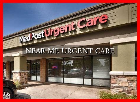 no appointment urgent care near me.